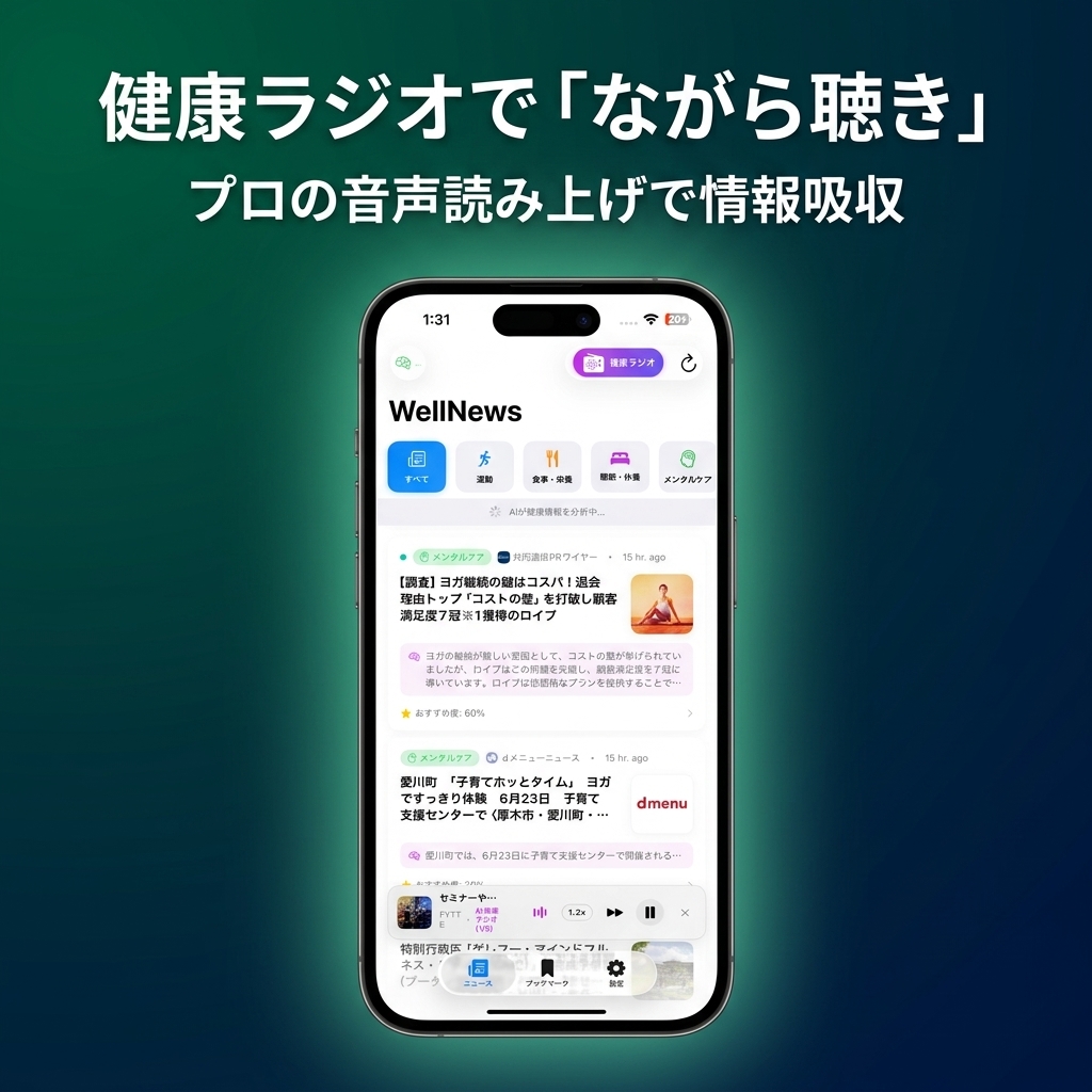 健康ラジオながら聴き